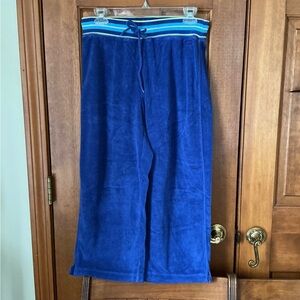 Oleg Cassini Sport Blue Pants with Striped Waistband